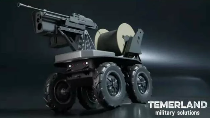 Ukraine Unveils Mini "Terminator" Ground Robot Equipped With Machine Gun - Vimarsana News