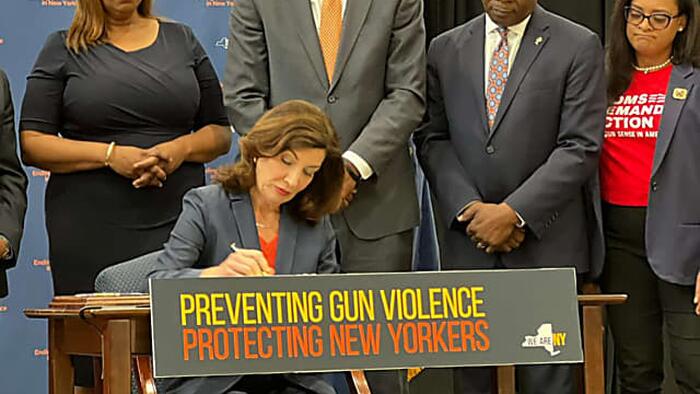 NY Governor Signs Off On New Gun Laws Requiring Permits And Banning Body Armor - Vimarsana News