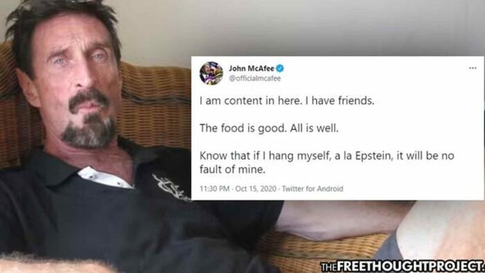 One Year After His Death, John McAfee's Corpse Still Being Held By Gov't, Fueling Claims Of 'Cover Up'