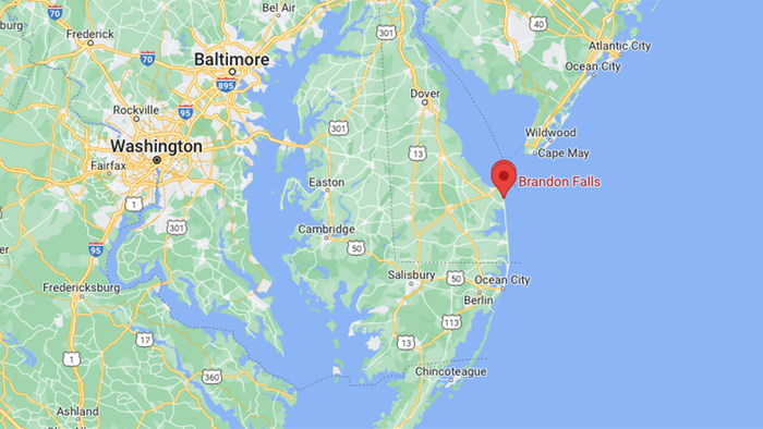 Place Where Biden Face-Planted Off Bike Is Named 'Brandon Falls' On Google Maps