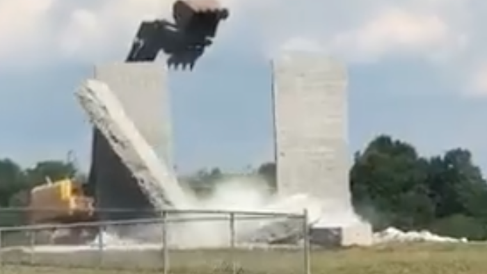 Georgia Guidestones Now Completely Demolished Just Hours After Explosion