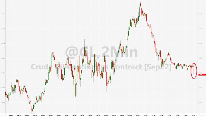 WTI Dips After Unexpectedly Large Crude Build - Vimarsana News
