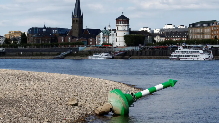 German Barge Traffic Slumps As Rhine Water Levels Near Record Lows - Vimarsana News