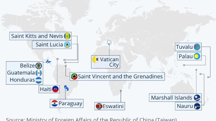 Mapping Taiwan's Thinly Weaved Diplomatic Web - Vimarsana News