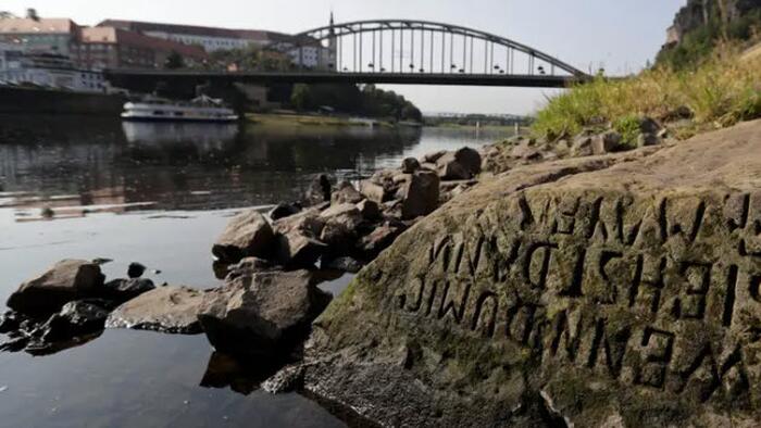 Hitler's Scuttled Black Sea Fleet, Centuries-Old 'Hunger Stones' Emerge From Dry Riverbeds In Drought-Stricken Europe - Vimarsana News
