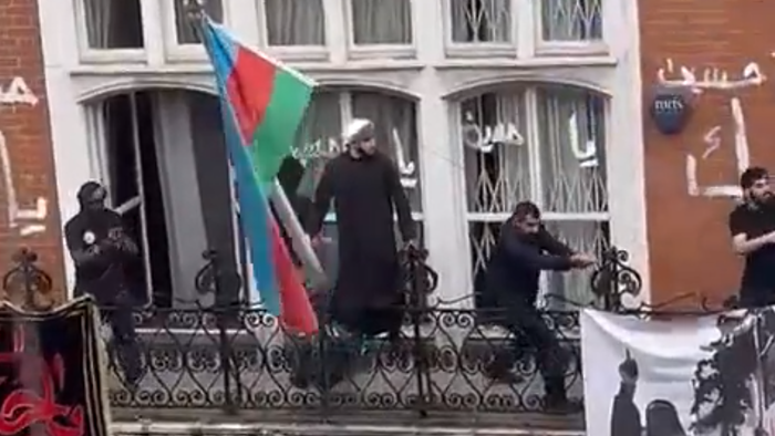 Watch: Radical Shia Group Storms, Briefly Takes Over, Azerbaijan Embassy In London - Vimarsana News