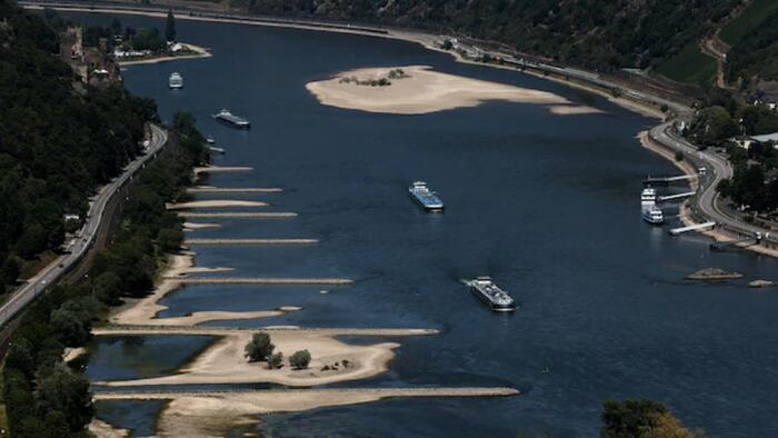 Rhine River At Kaub Set To Fall Below Critical Mark As IEA Warns Of Prolonged Crisis - Vimarsana News