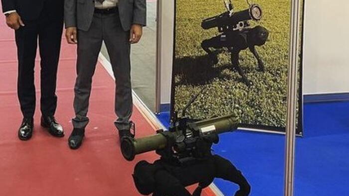 Russia Shows Off Robo-Dog With RPG At Military Convention - Vimarsana News