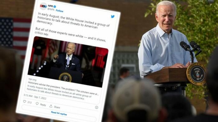 NPR Slams Biden For Meeting With Historians Because They Were All "White" - Vimarsana News