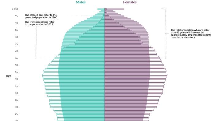 Visualizing The European Union's Aging Population By 2100