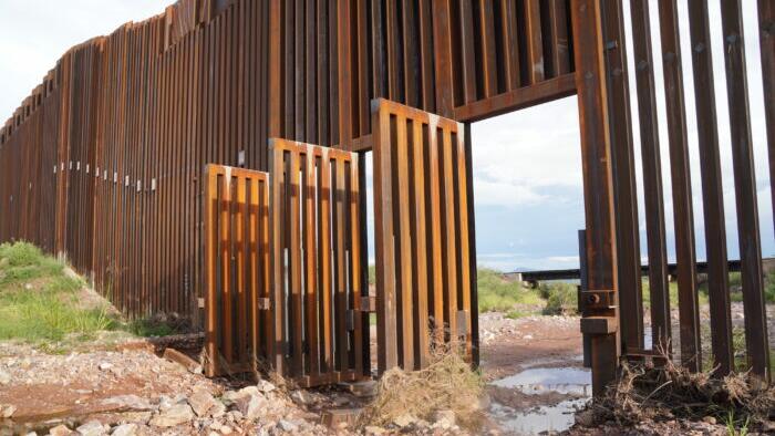 Gates Left Open To Prevent Flooding Highlight Breaches, Weaknesses In Arizona's Wall With Mexico - Vimarsana News