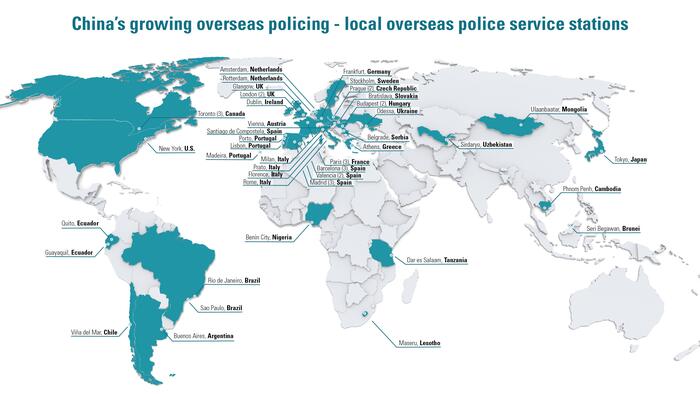 China Has Set Up Dozens Of Unofficial Police Stations Around The World: Report