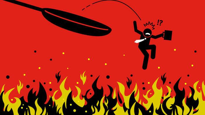 Out Of The Frying Pan, Into The Fire - Vimarsana News