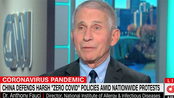 Watch: Fauci Again Defends Chinese Lockdowns - Vimarsana News