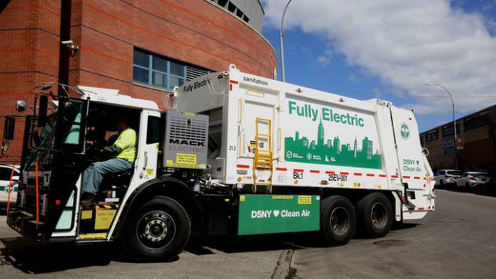 NYC Electric Garbage Truck Plans Hit Wall After Trucks "Conked Out" Plowing Snow After Just Four Hours