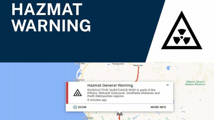 NextImg:Rio Tinto Loses Radioactive Capsule During Transport In Western Australia