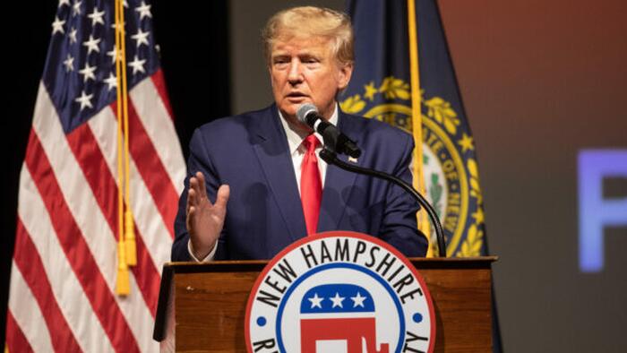 NextImg:"We Will Root Out The Deep State" - Trump Begins 2024 Campaign In New Hampshire, South Carolina