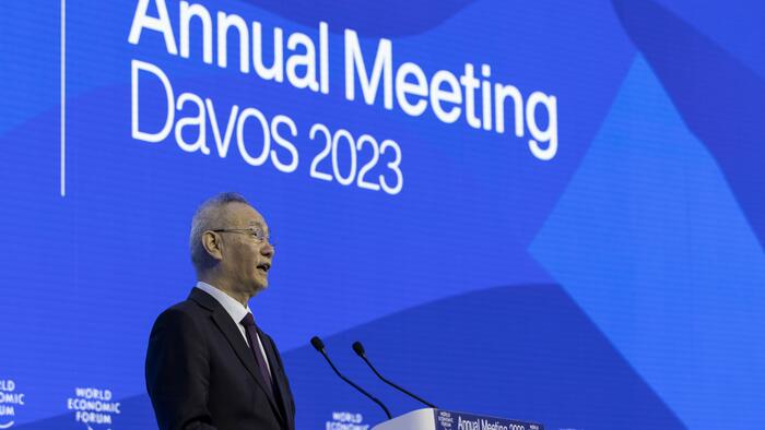 Vice Premier Touts China 'Reopening To The World' In Davos Investment Pitch