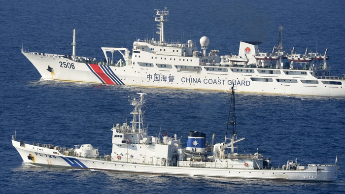 NextImg:Japan Intercepts Armed Chinese Flotilla Near Disputed Islands