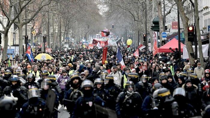 French Workers Vow "Mother Of All Battles" As Macron Govt To Raise Retirement Age To 64