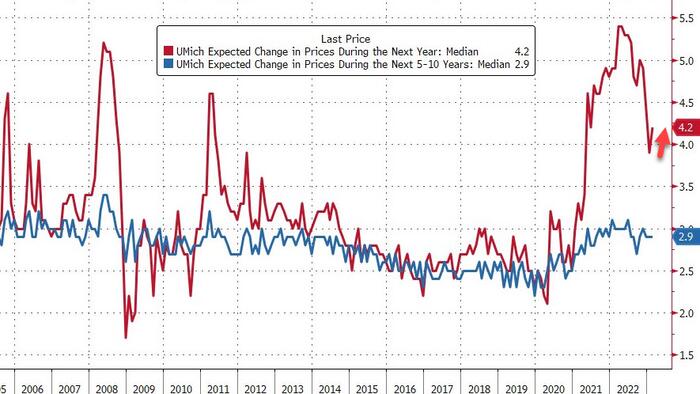 NextImg:UMich Inflation Expectations Unexpectedly Rebounded In Early February
