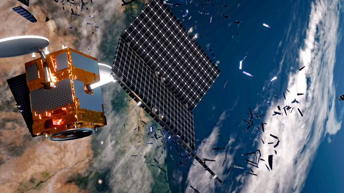 NextImg:Secretive Russian Satellite Breaks Apart In Orbit, Creating Debris Cloud