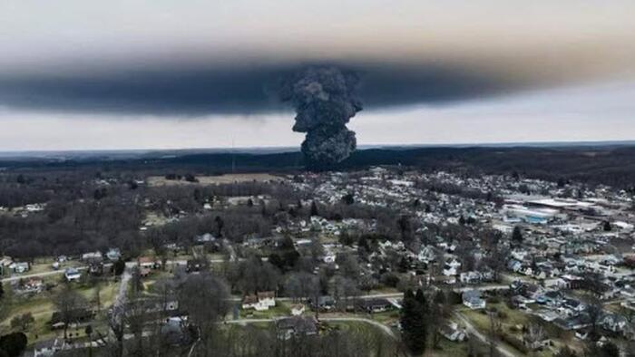 NextImg:Ohio's Apocalyptic Chemical Disaster Rages On