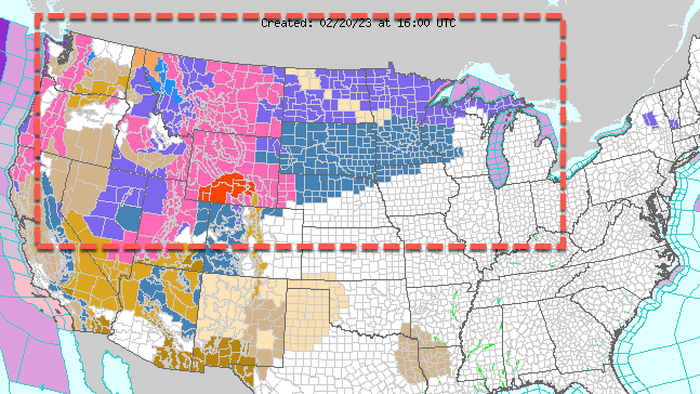 NextImg:Major Winter Storm To Impact Millions Across Rockies, Midwest, And Northeast