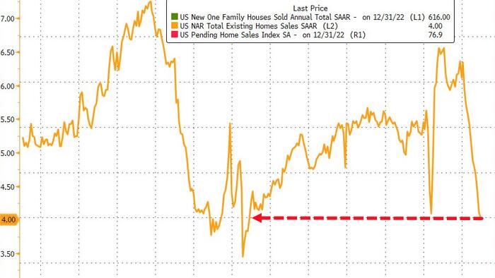 NextImg:US Existing Home Sales Unexpectedly Decline In January, Record 37% YoY Collapse