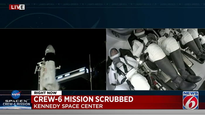 NextImg:SpaceX Rocket Launch To Space Station With Astronauts Scrubbed Last-Minute
