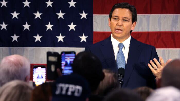 NextImg:DeSantis Reacts To Biden's Ukraine Visit, Warns Of "Proxy War" With China In Ukraine