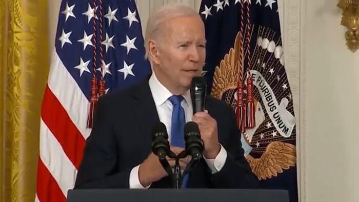 NextImg:Watch: Biden Says "More Than Half The Women In My Administration Are Women"