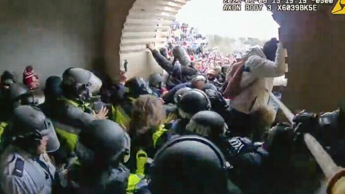 NextImg:DC Officer Who Struck Protesters With Flagpole On Jan. 6 Bragged 'That Was My Best Weapon'