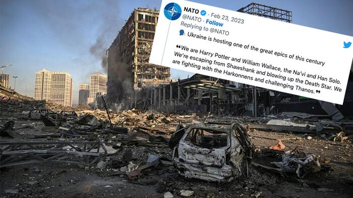 NextImg:NATO Criticized For Tweet Comparing Ukraine Conflict To Harry Potter