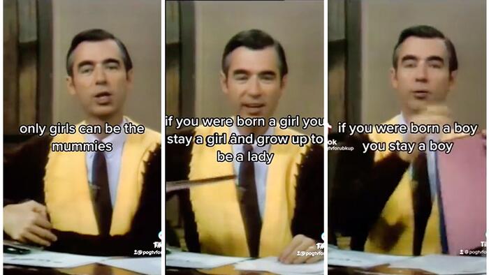 NextImg:Leftists Triggered By Old Mister Rogers' "Boys Are Boys, Girls Are Girls" Clips