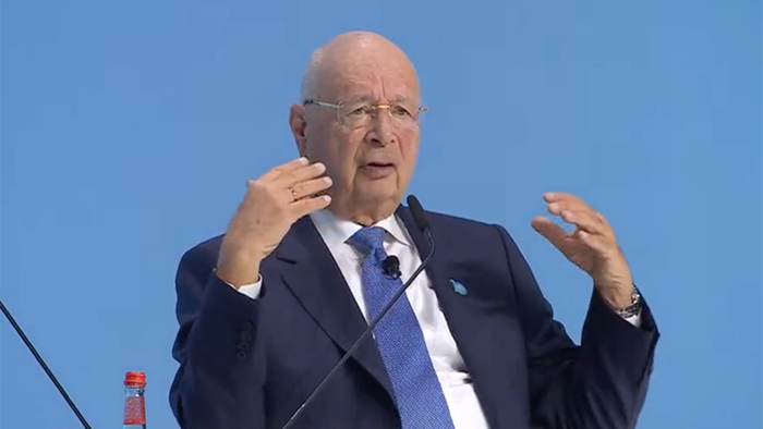 NextImg:Watch: Klaus Schwab Calls For Global Government To "Master" AI Technologies