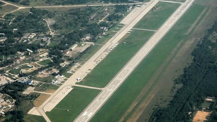 NextImg:Large Russian Plane Destroyed At Belarus Airstrip, Say Opposition Saboteurs