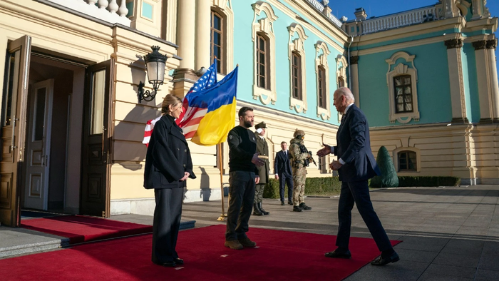 NextImg:White House Notified Moscow Before Biden's Kyiv Trip For "Deconfliction Purposes"