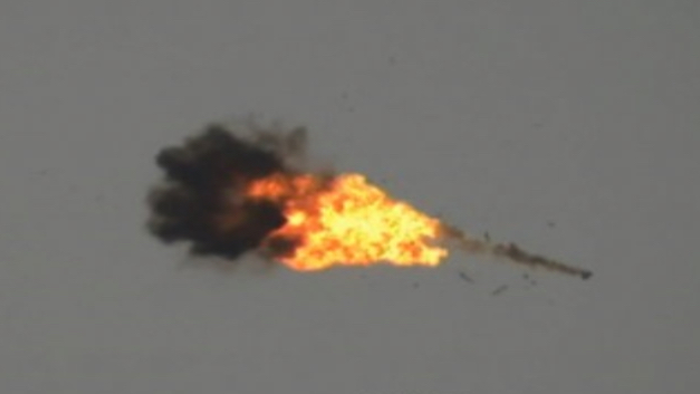 NextImg:US Shoots Down Iranian-Made Drone Over Occupied Conoco Gas Field