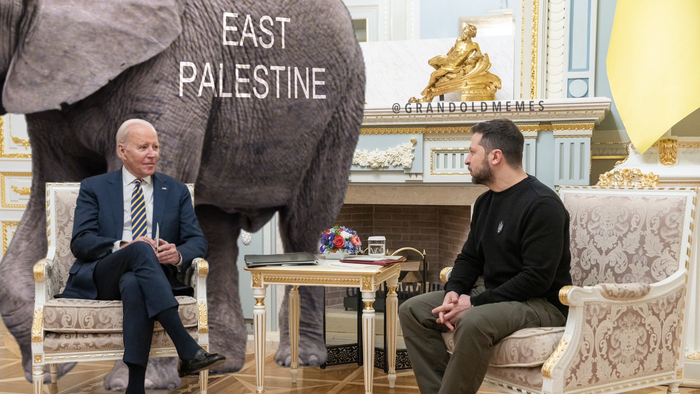 NextImg:East Palestine Mayor Is Furious: Biden's Ukraine Visit To Hand Out Millions "Biggest Slap In The Face"