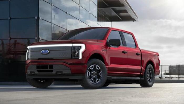 NextImg:Ford Sinks After Halting Production, Shipments Of Electric F-150 On 'Battery Issues'