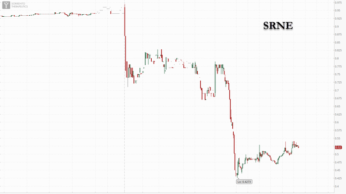 NextImg:'COVID-Curing' Sorrento Therapeutics Plunges After Filing For Chapter 11 Bankruptcy Protection