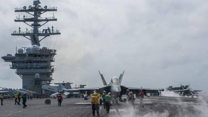 NextImg:US Conducts Aircraft Carrier Drills In South China Sea Amid Balloon Tensions