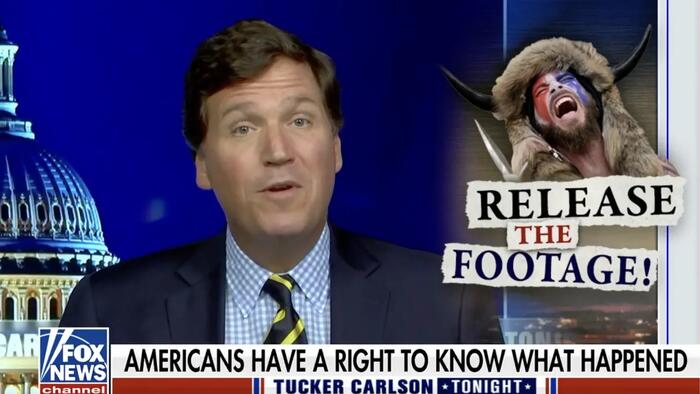 NextImg:Kevin McCarthy Gives Tucker Carlson 41,000 Hours Of Jan. 6 Footage