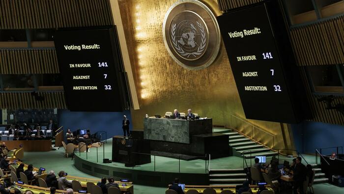 NextImg:UN Vote: 7 Countries That Didn't Support Russia's Withdrawal