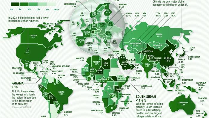 NextImg:Which Countries Have The Lowest Inflation?