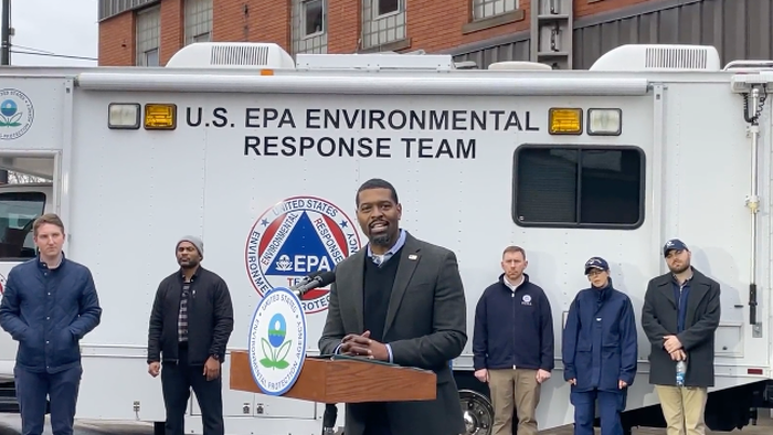 NextImg:EPA Head Admits Kids Should Be Nowhere Near East Palestine Water