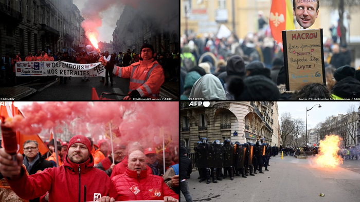NextImg:'Bring Nation To Standstill': France Hit By Massive Strikes Over Pension Reform