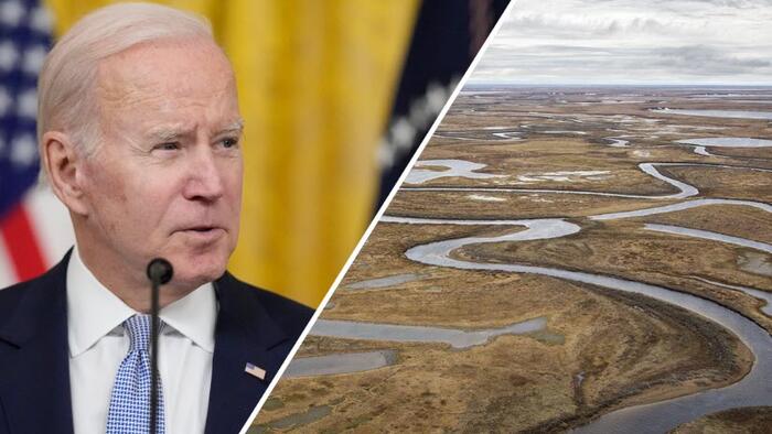 NextImg:Biden Gives Go-Ahead To Giant Alaska Oil Project, 'Green's Furious