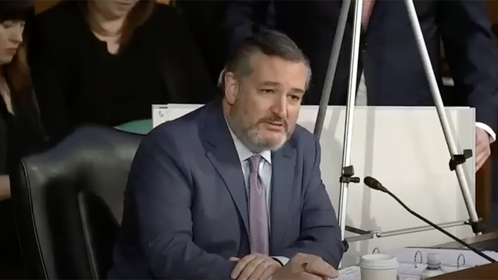 NextImg:Watch: Ted Cruz Eviscerates DHS Secretary For Still Refusing To Admit There Is A Border Crisis
